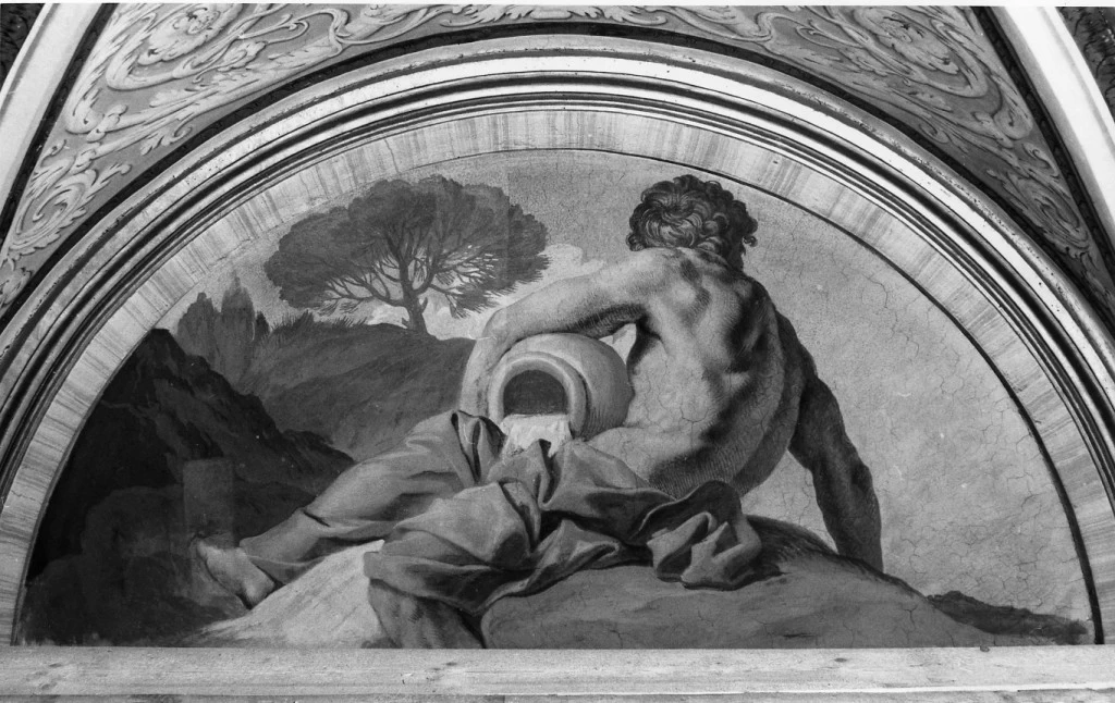  257-Giovanni Lanfranco-personificazione fluviale - Galleria Borghese, Roma 